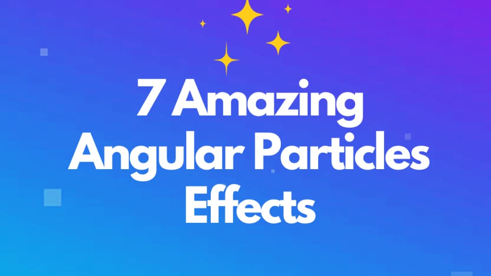 7 Stunning Angular Particles Effects to Check Out
