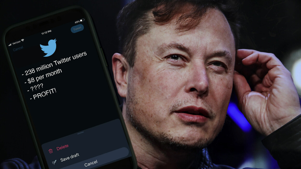 Can an $8 Twitter subscription bail out Elon Musk? Let’s look at the numbers.