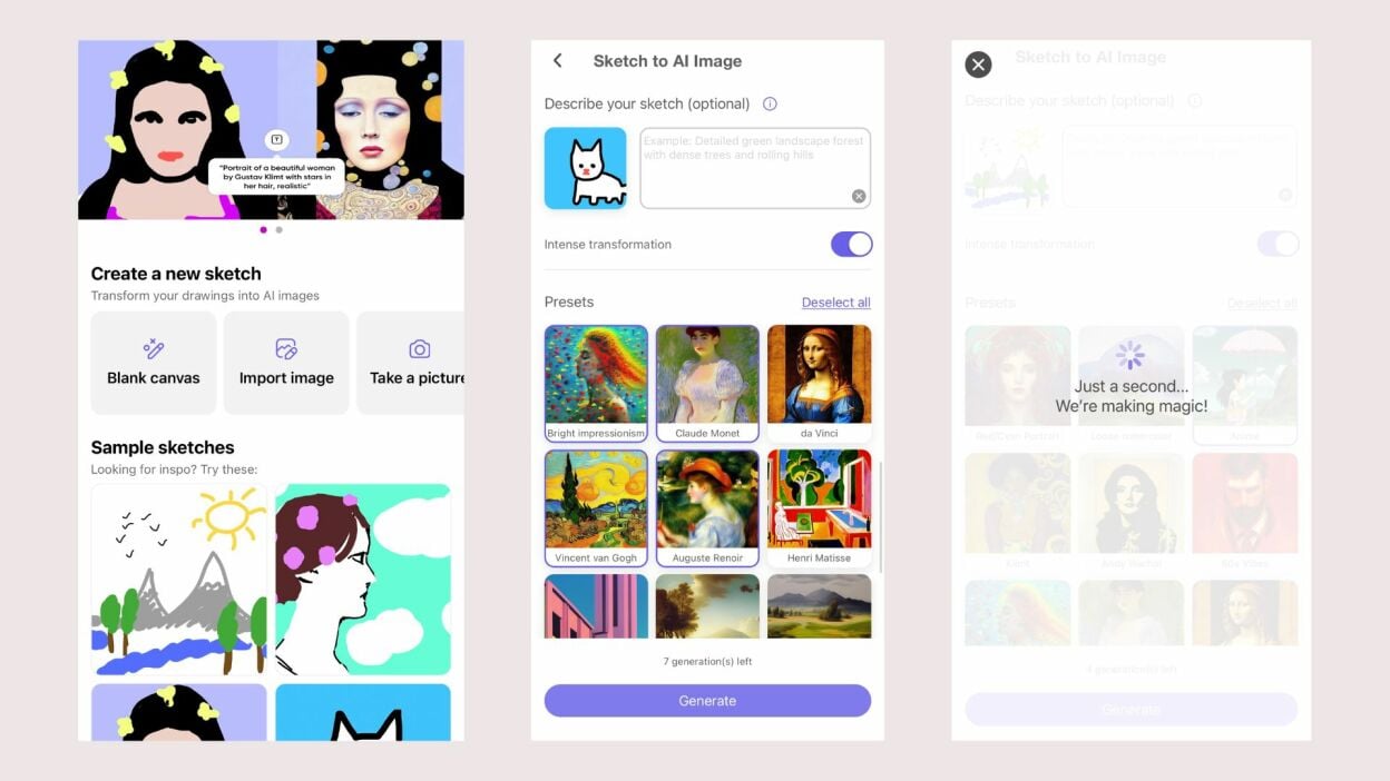 Picsart’s new SketchAI app is transforming images into digital art