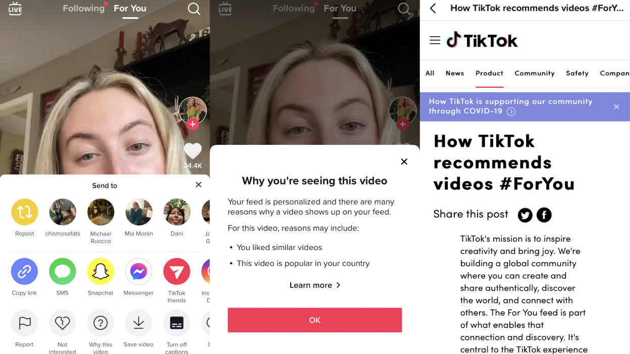 TikTok will now explain the magic behind your FYP