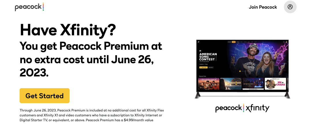 Peacock will no longer include its free Premium offering as part of Xfinity bundle on June 26