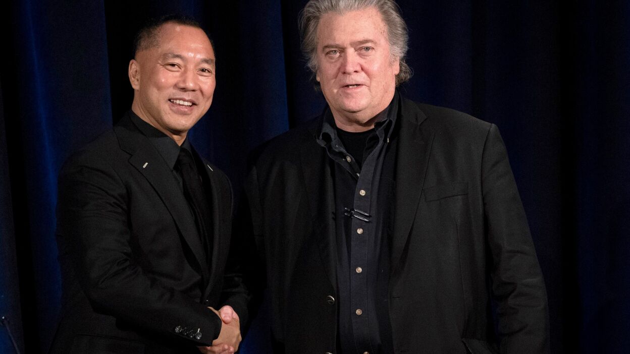 Bannon ally Guo Wengui busted for crypto fraud. GETTR funds seized.