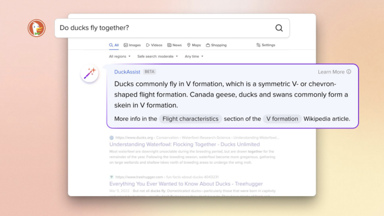 DuckDuckGo is the latest search engine to launch an AI assistant