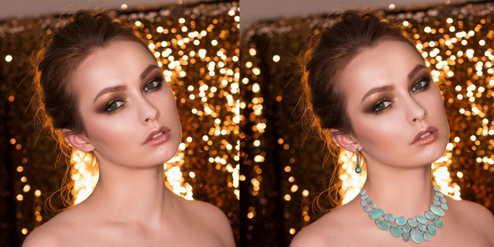 How to Add Jewelry to a Model in Photoshop