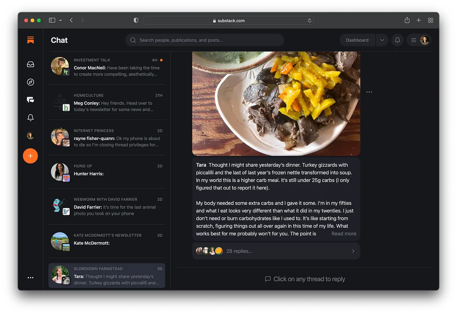Substack brings its ‘Chat’ discussions feature to the web