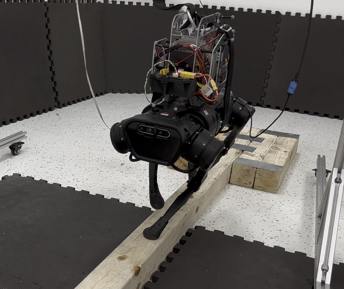 CMU taught a robot dog to walk a balance beam
