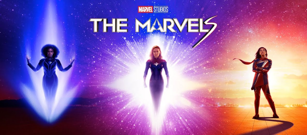 MCU’s female superhero trio team up in ‘The Marvels’ movie