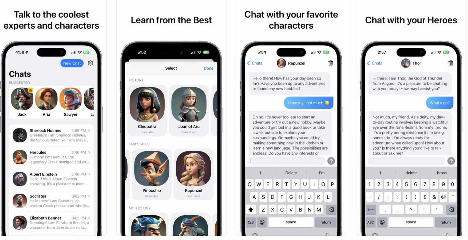 Superchat’s new AI chatbot lets you message historical and fictional characters via ChatGPT