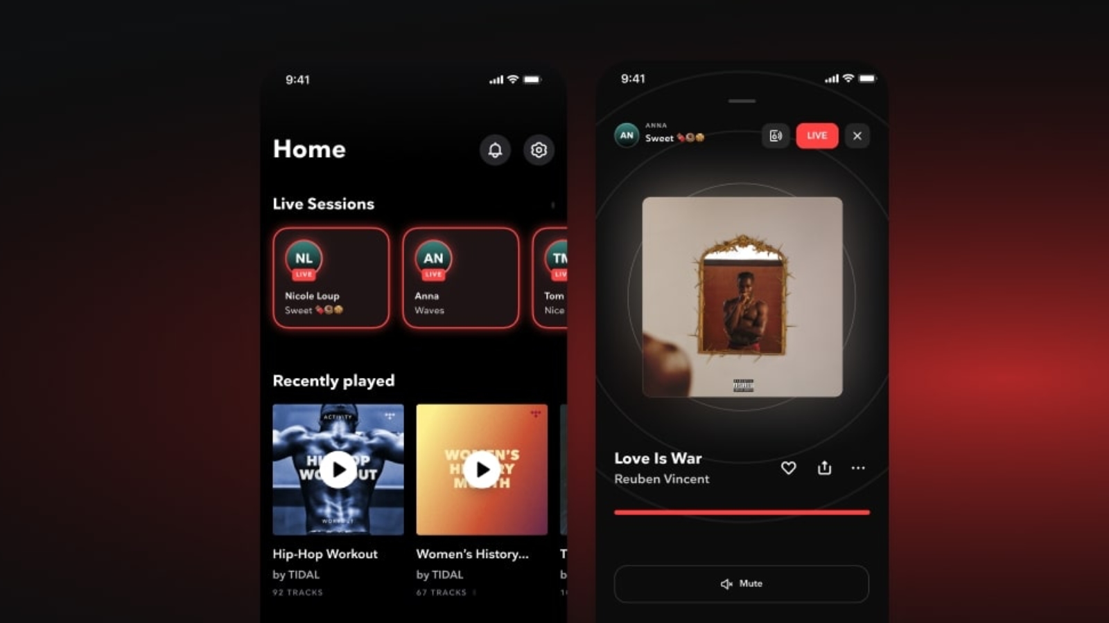 Tidal’s new live feature will let you host a live DJing session