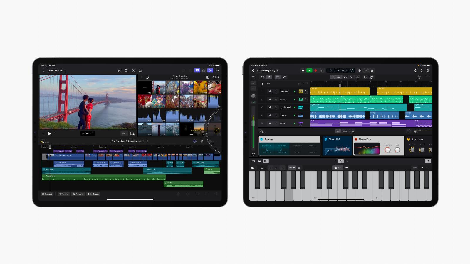 Apple is launching Final Cut Pro and Logic Pro on iPad later this month