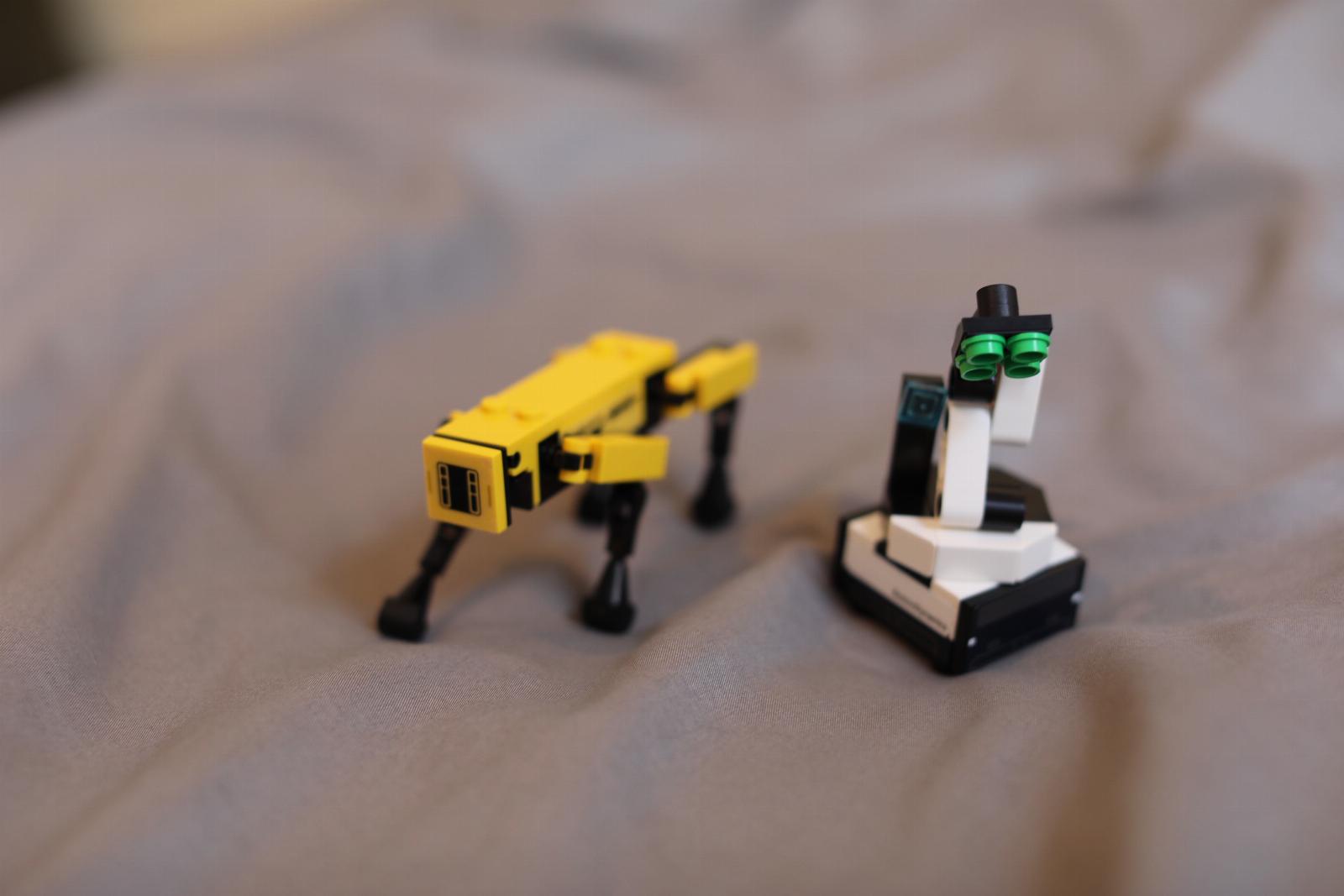 Check out these Boston Dynamics promo LEGO kits