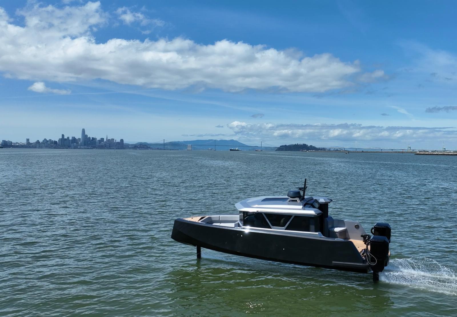 Navier’s hydrofoiling electric boat cruises West Coast waterways to line up first pilot programs