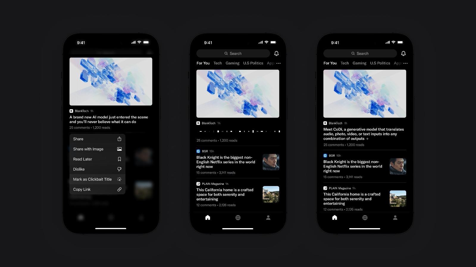 Artifact news app now uses AI to rewrite headline of a clickbait article
