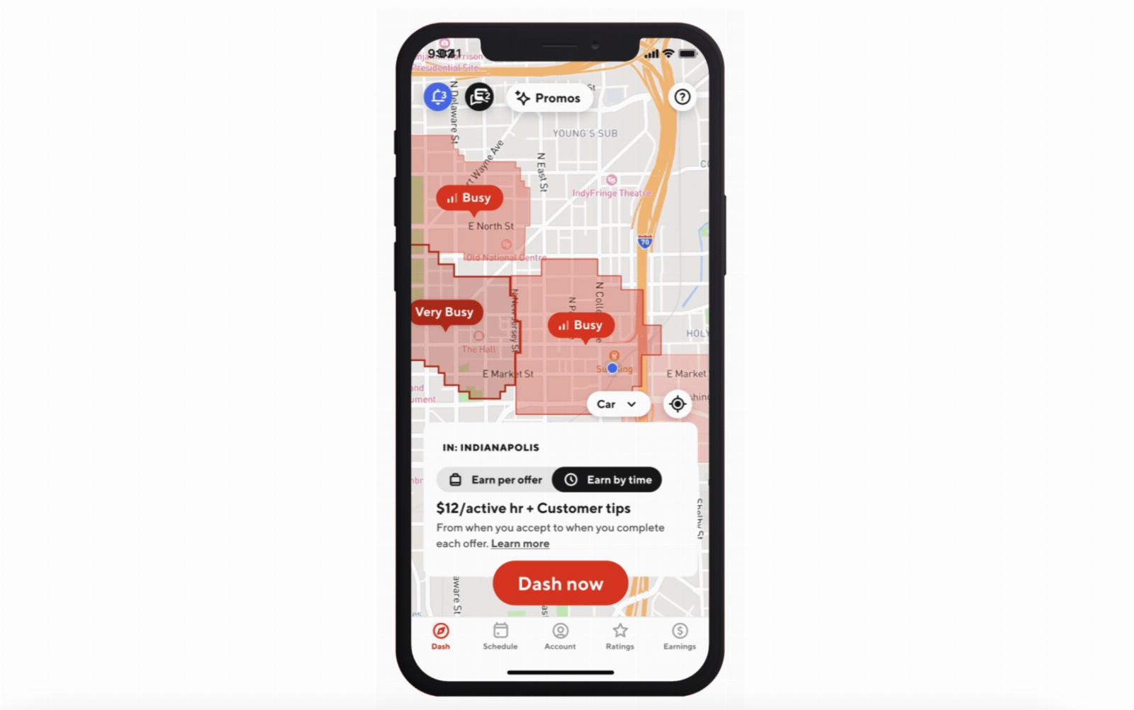 DoorDash introduces a slew of new features, including an ‘Earn by Time’ option for delivery people