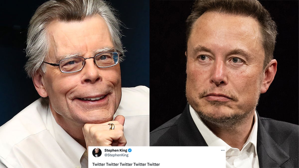 Stephen King is trolling Elon Musk over Twitter’s name change