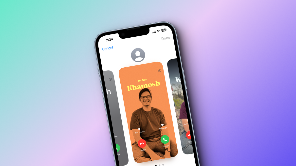 You Can Make Custom iPhone Contact Posters in iOS 17