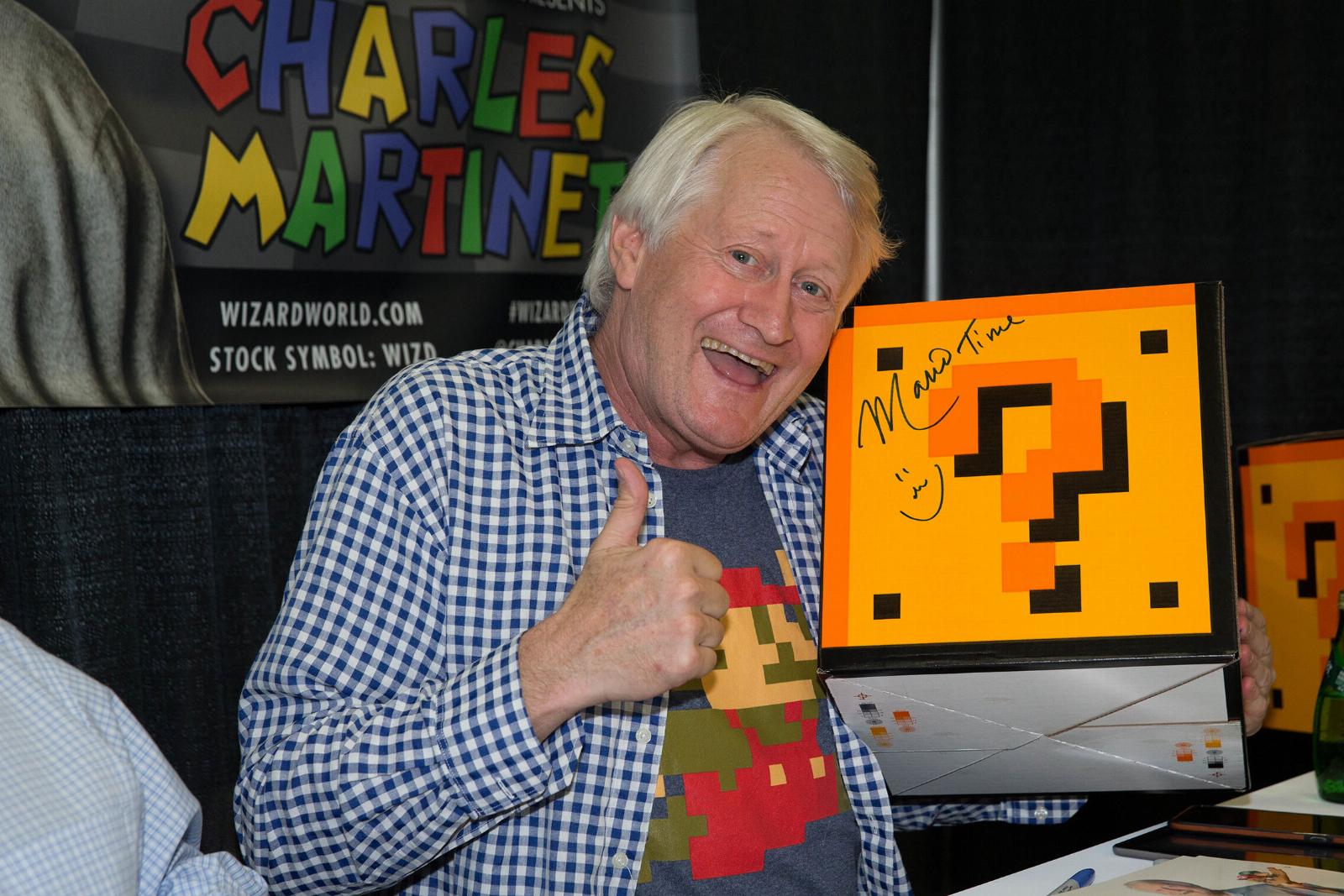 Charles Martinet, the voice of Mario, is stepping down