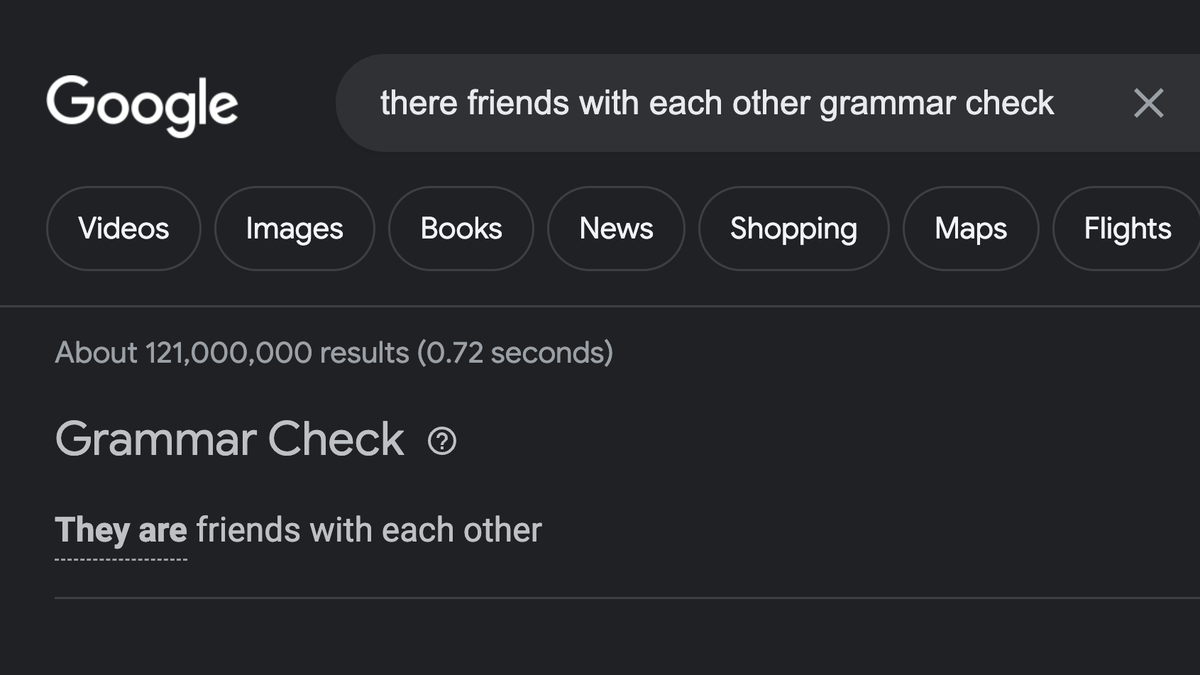 Let Google Check Your Grammar For You