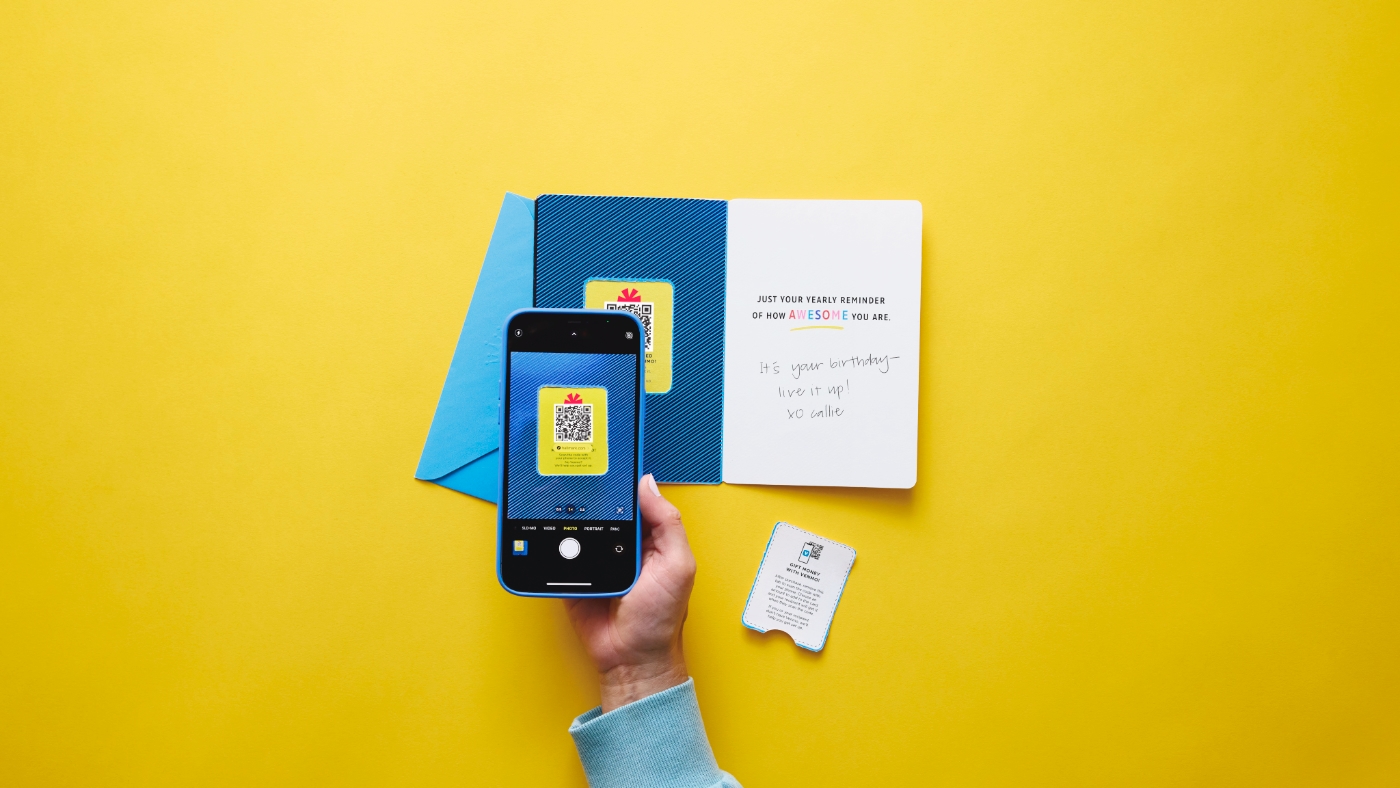 Venmo lets you gift money to your loved ones with special Hallmark greeting cards