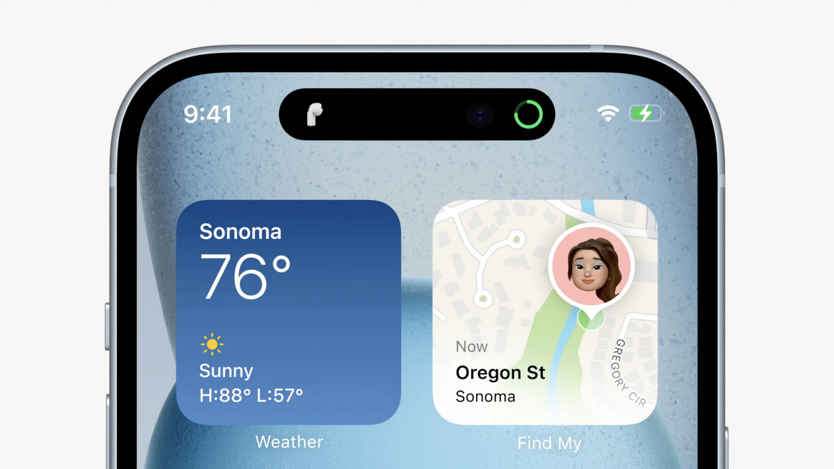Apple adds the Dynamic Island to every iPhone 15