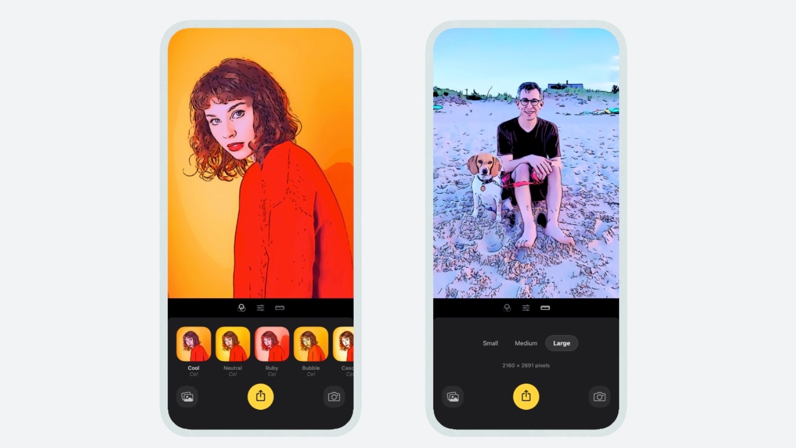 Cinemin is a fun camera app with animated film aesthetics without any AI