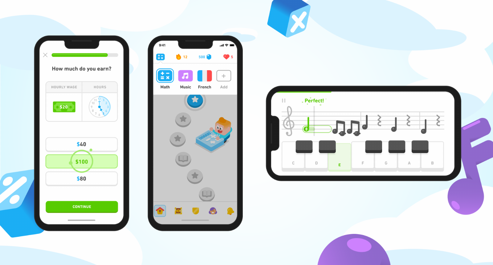 Duolingo confirms its app will soon include both math and music lessons