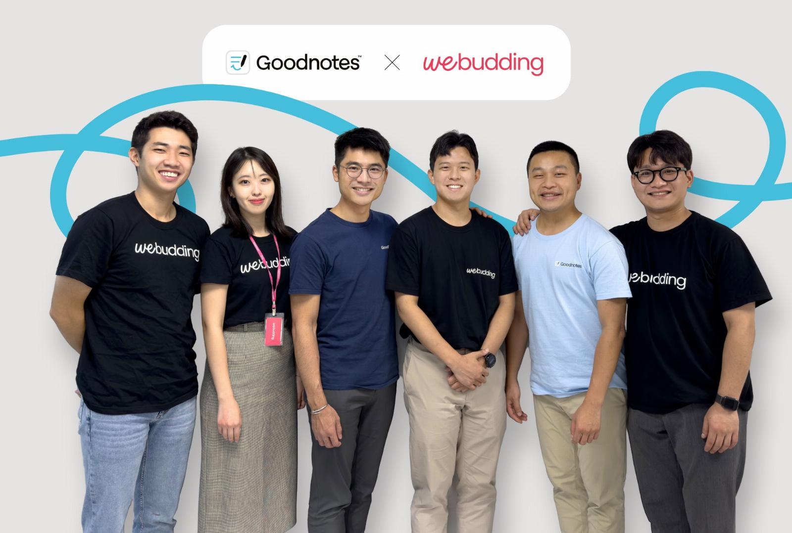 Notetaking app Goodnotes invests $1.9M in digital stationary company WeBudding