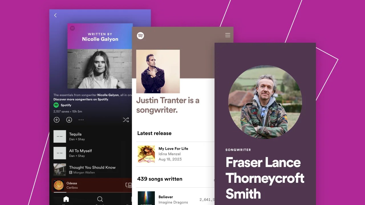 Spotify’s newest feature allows songwriters to promote their work