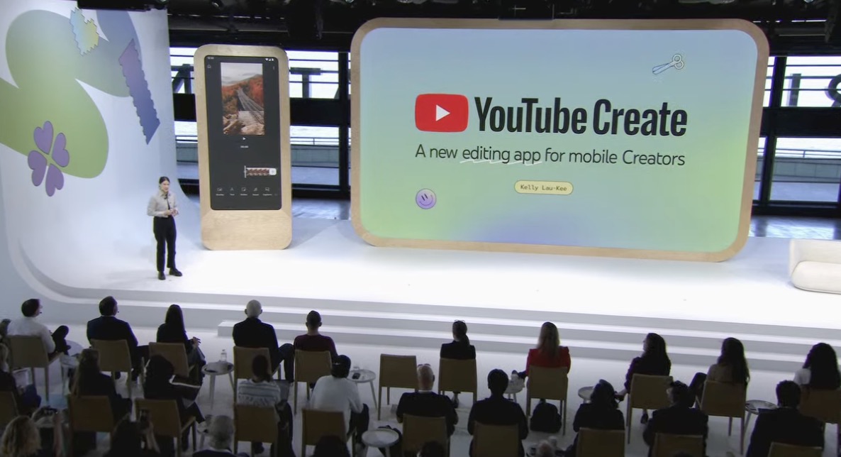 YouTube debuts a new app, YouTube Create, for editing videos, adding effects and more
