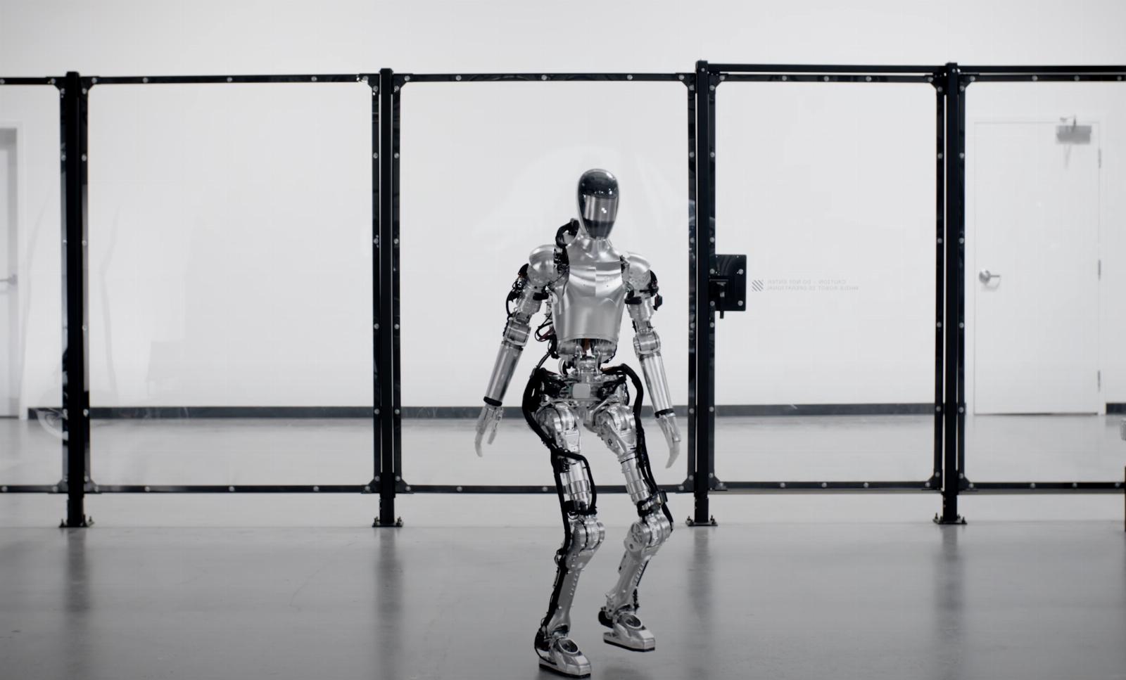 Figure’s humanoid robot walks for the camera