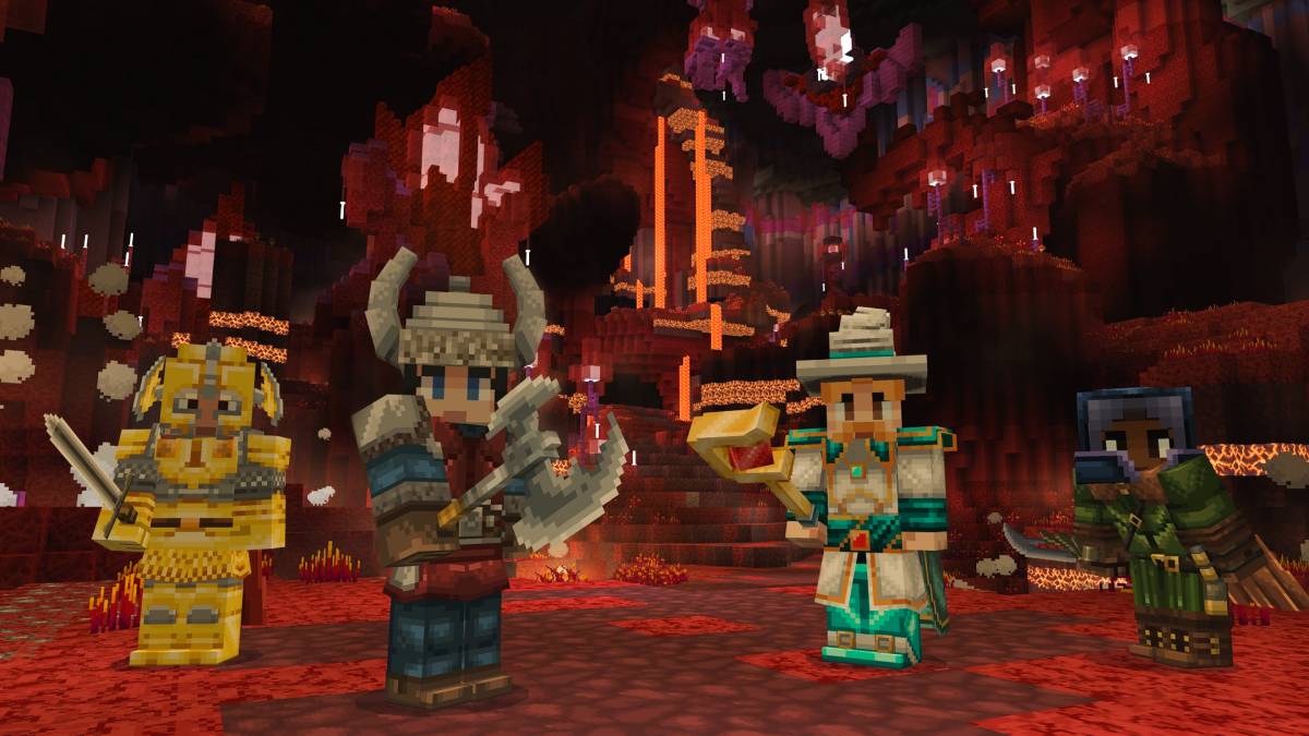 The Dungeons & Dragons DLC for Minecraft includes dice rolls, magic missiles and more