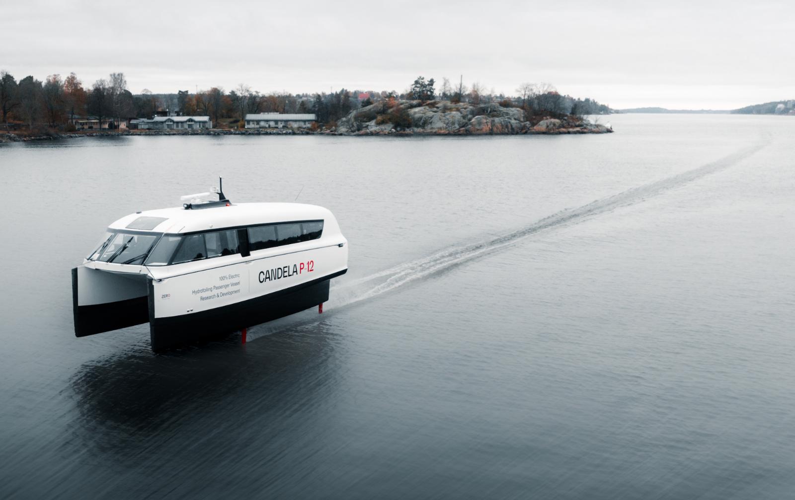 Candela’s electric hydrofoiling ferry takes flight
