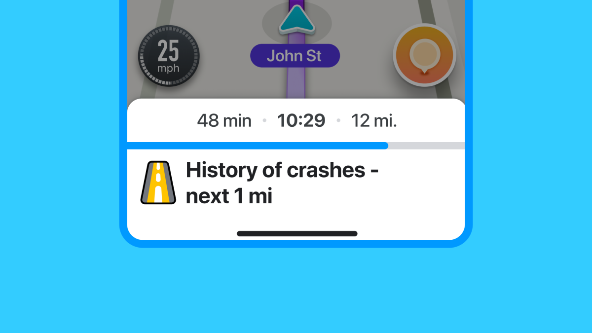 New Waze safety feature warns users of roads with history of crashes