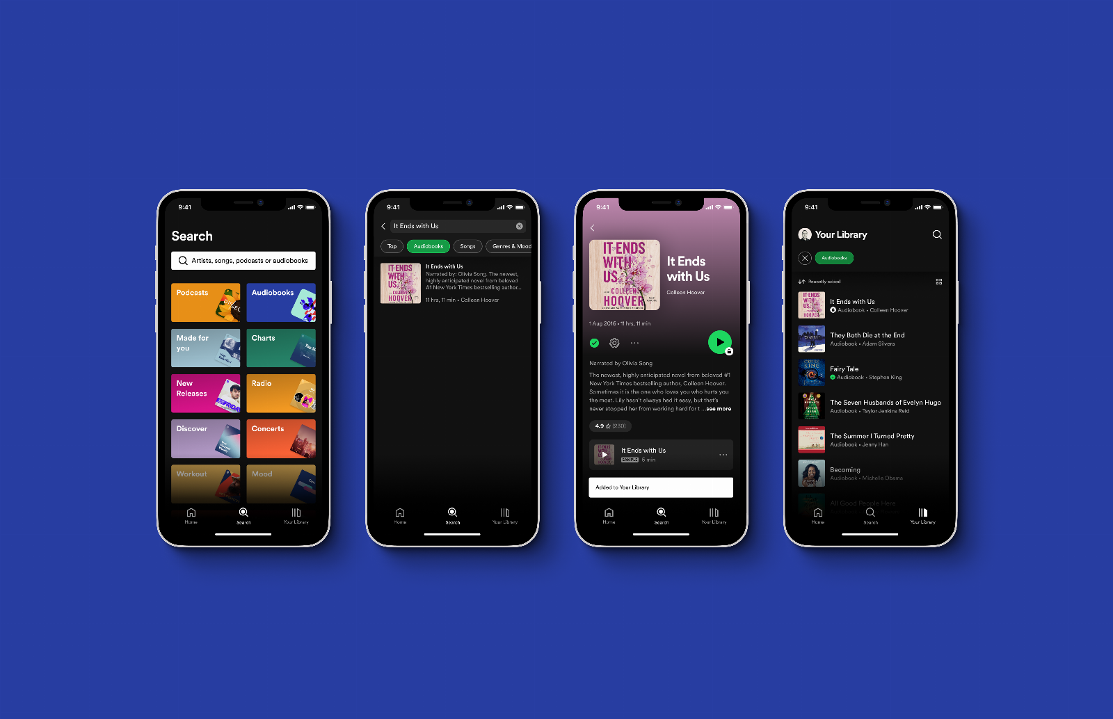 Spotify brings 15 hours of monthly audiobook listening to Premium subscribers in the U.S.