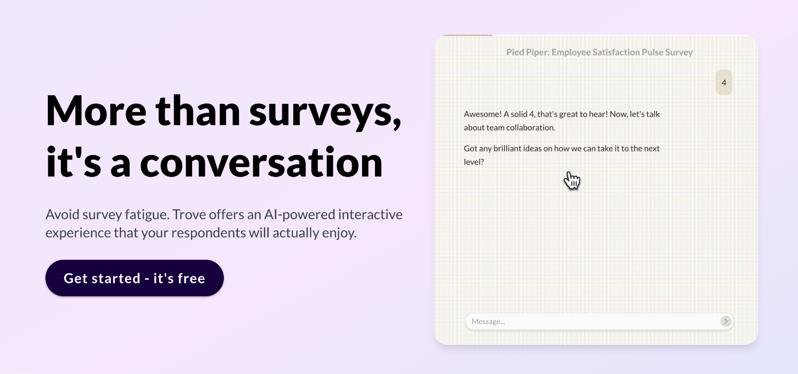 Backed by Cresta founders, Trove’s AI wants to make surveys fun again