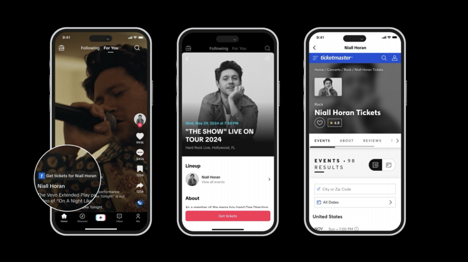 TikTok expands its in-app Ticketmaster ticketing feature to users in 20 countries