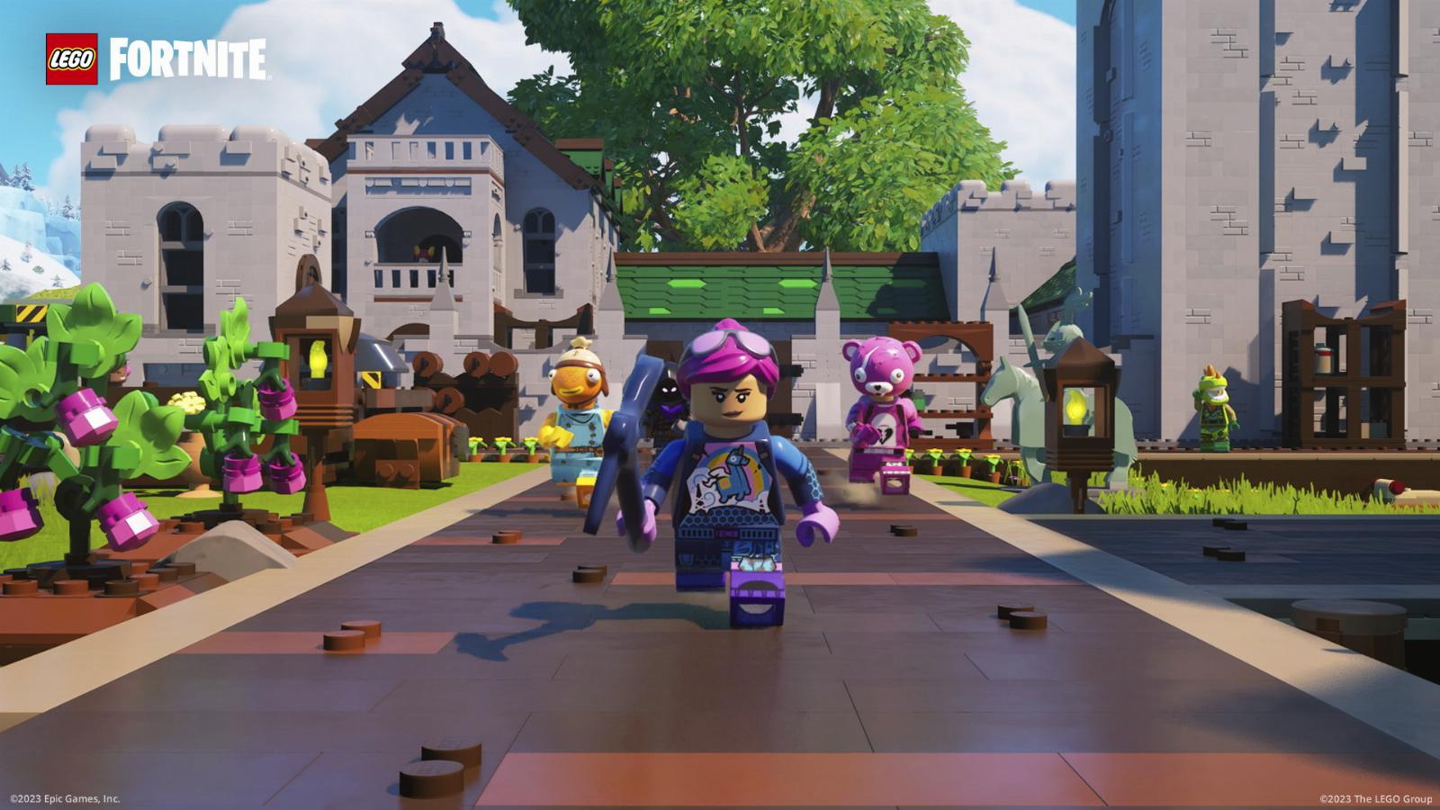 Lego Fortnite’s first big update squashes bugs and adds a launch pad