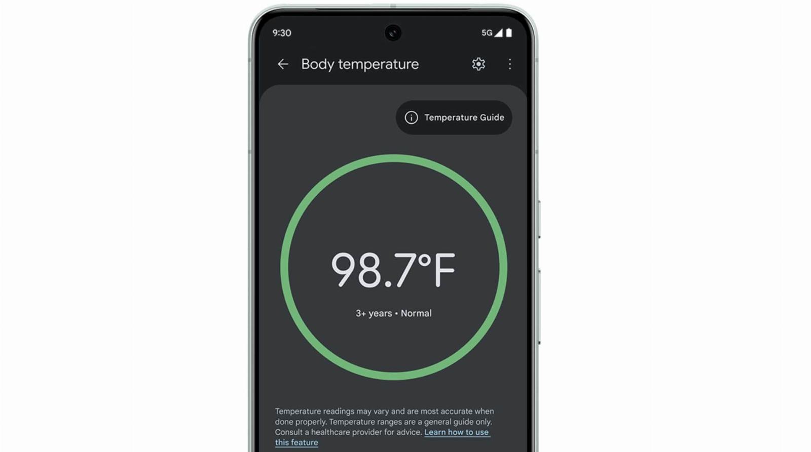 Pixel 8 Pro users can now use the Thermometer app to measure body temperature
