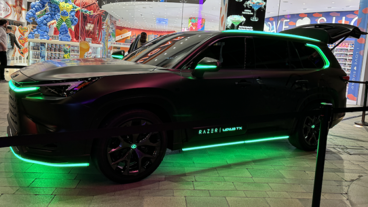 Razer and Lexus teamed up to create a LAN party on wheels