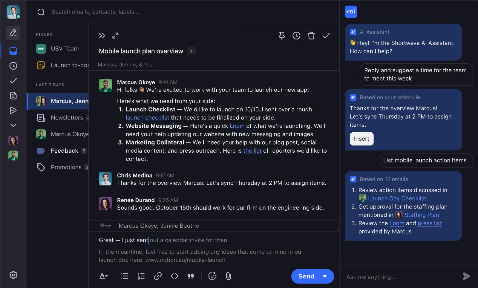Shortwave email client will show AI-powered summaries automatically
