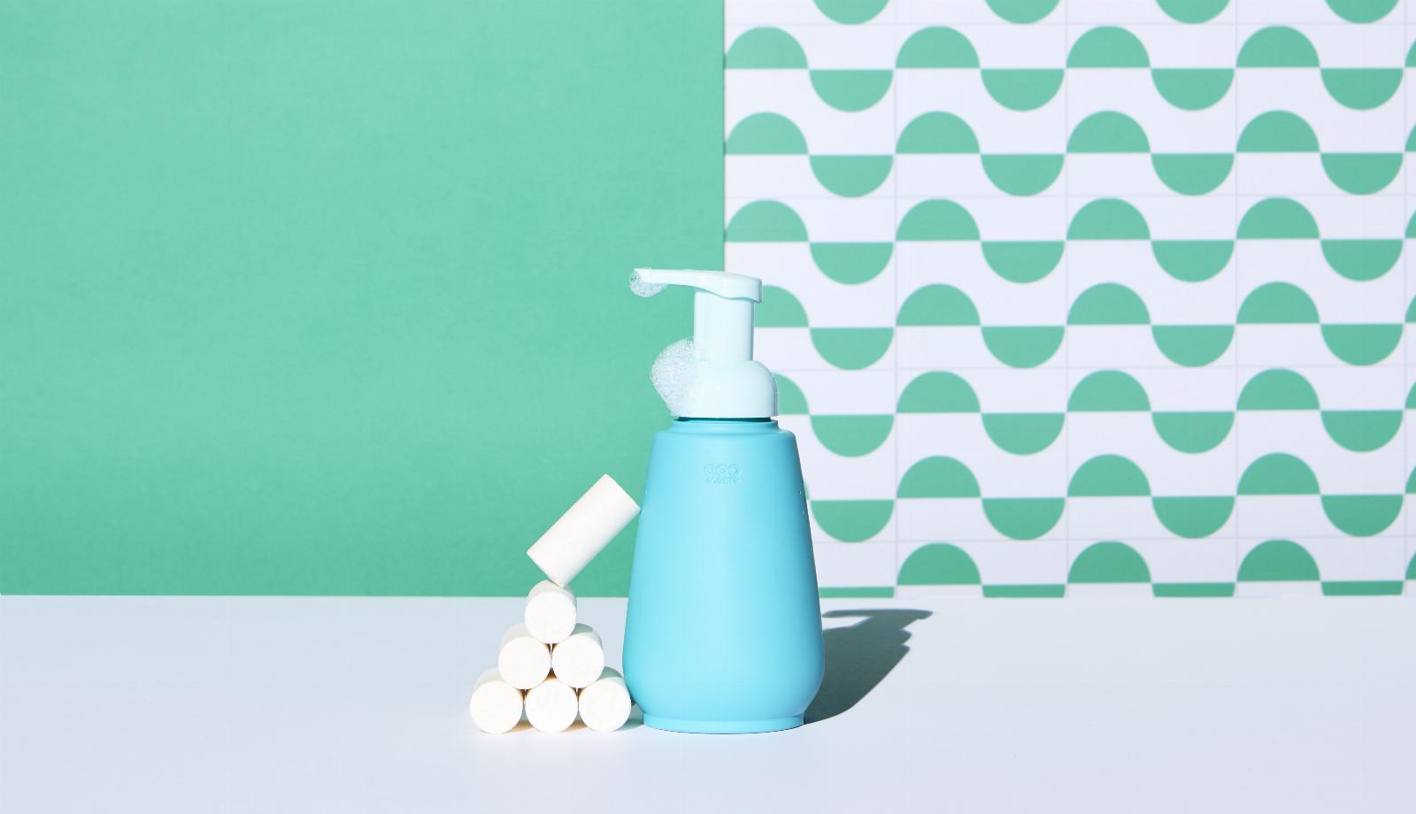 900.care sells waterless personal care products and lets you add tap water at home