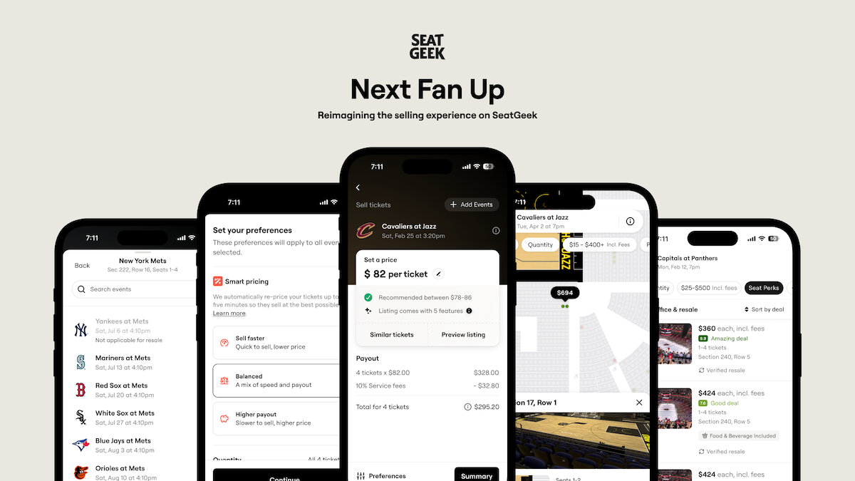 SeatGeek’s new tools help fans resell tickets at the best price