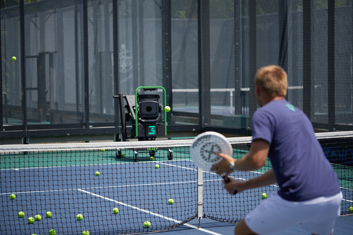 Volley’s AI-enabled ball machine for racquet sports can simulate gameplay