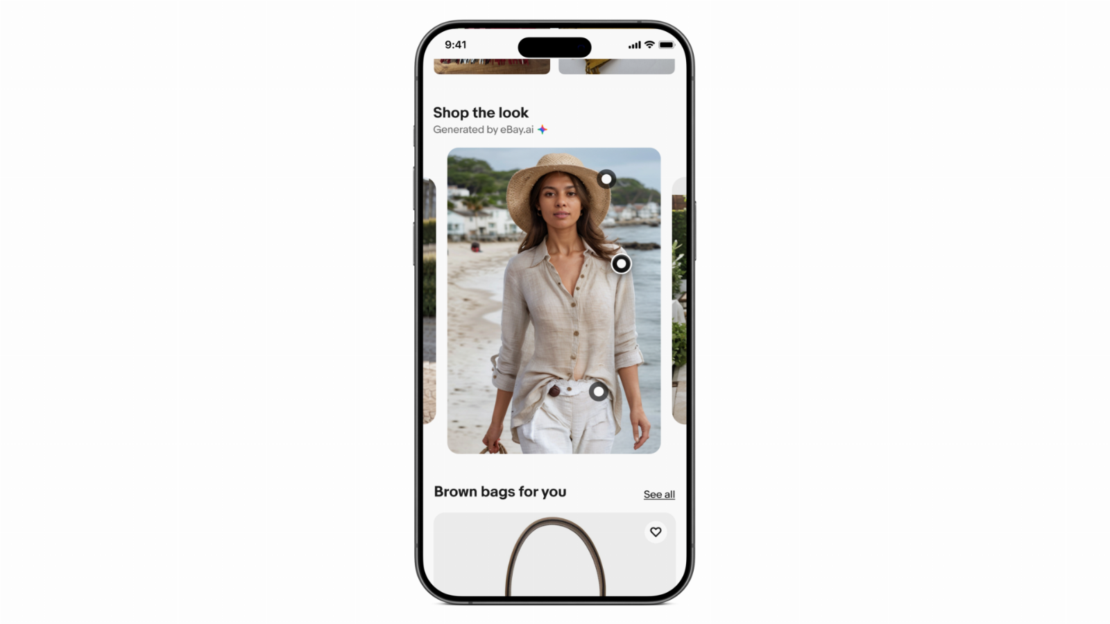 eBay adds an AI-powered ‘shop the look’ feature to its iOS app