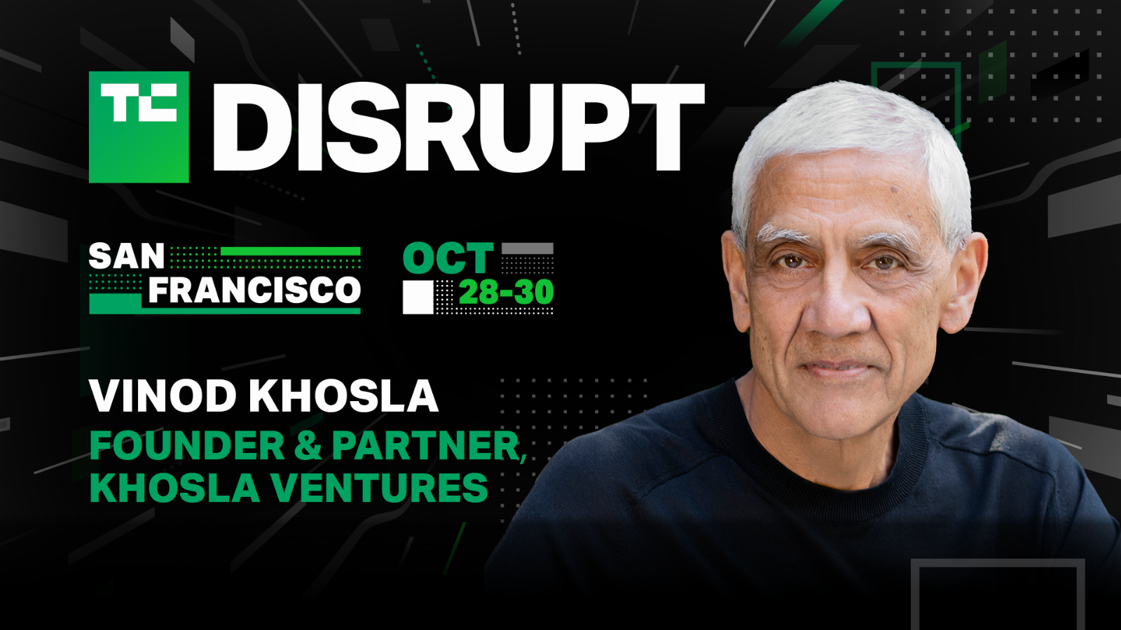 Vinod Khosla is coming to Disrupt to discuss how AI might change the future