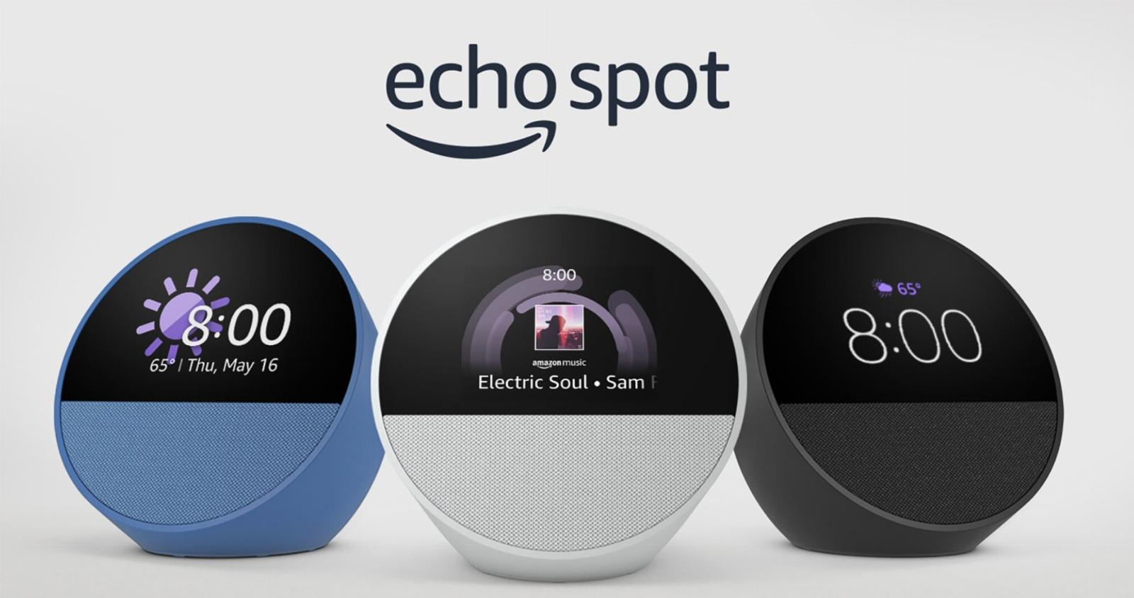 Amazon revives its Echo Spot with an upgraded look and improved audio