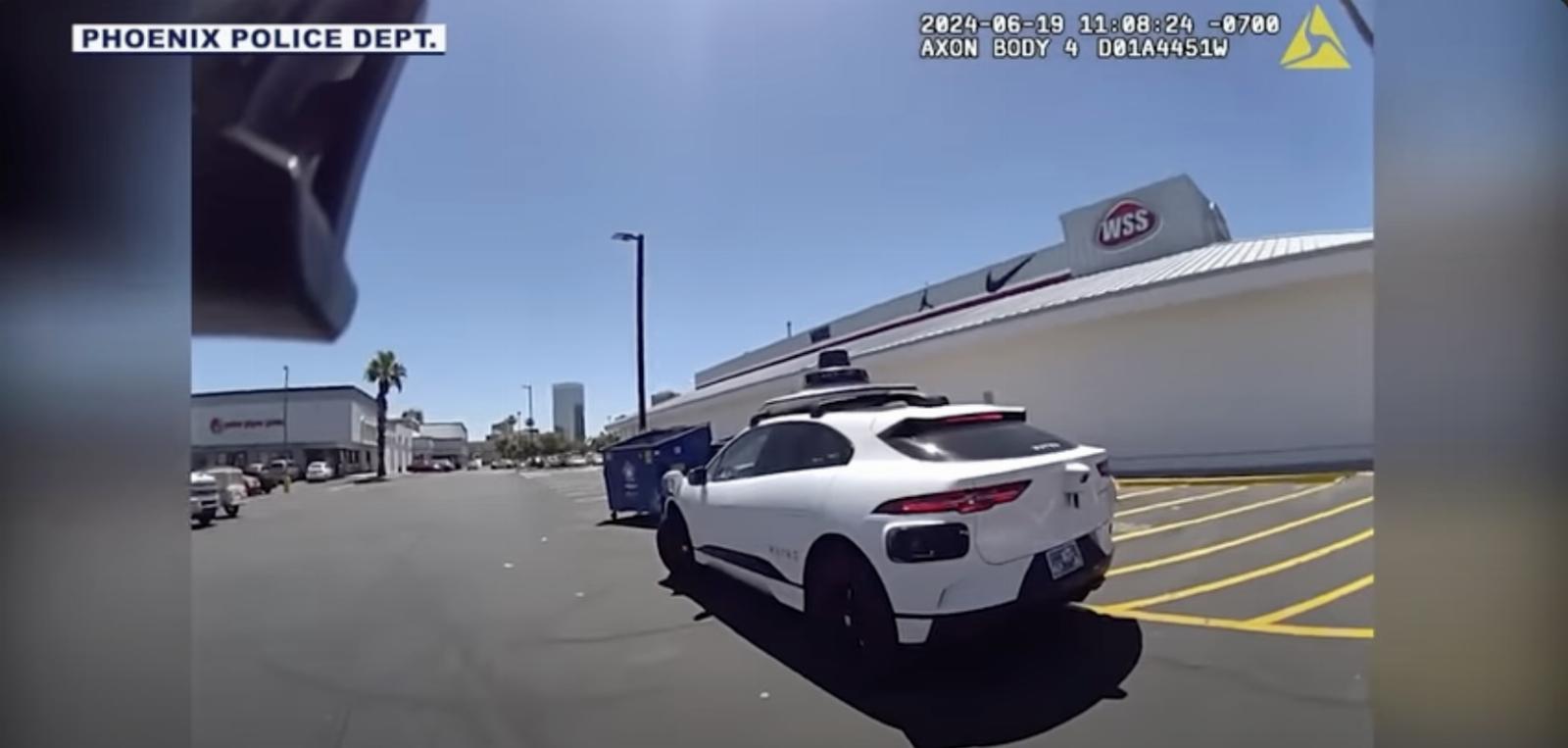 Waymo robotaxi pulled over by Phoenix police after driving into the wrong lane