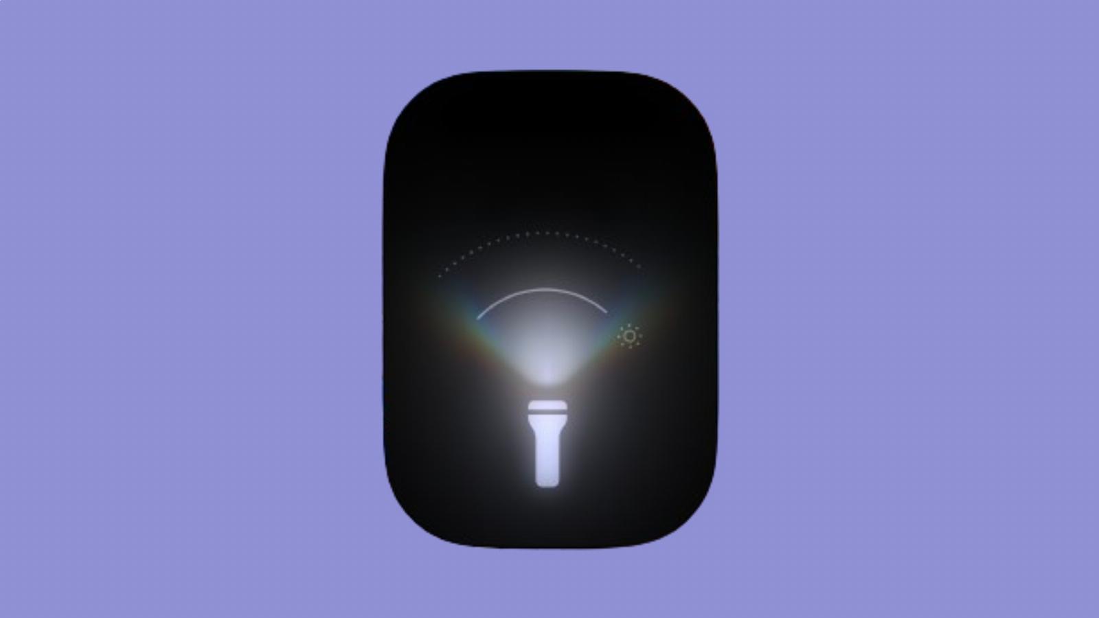 With the latest iOS 18 developer beta, Apple makes flashlight UI more fun