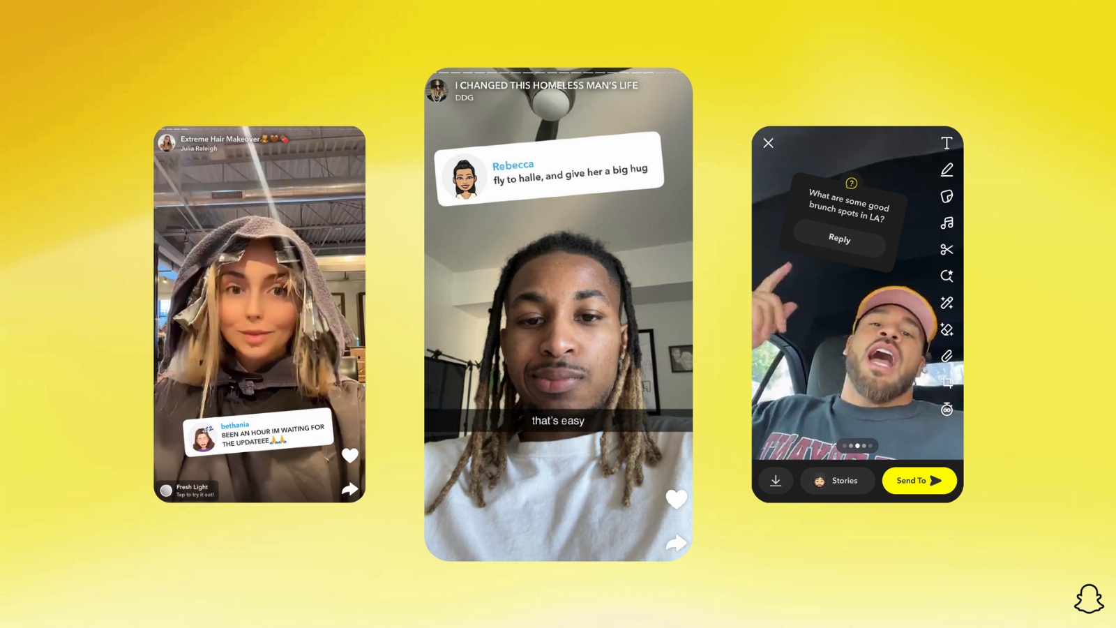 Snapchat launches video comments and tools for creators seeking brand deals