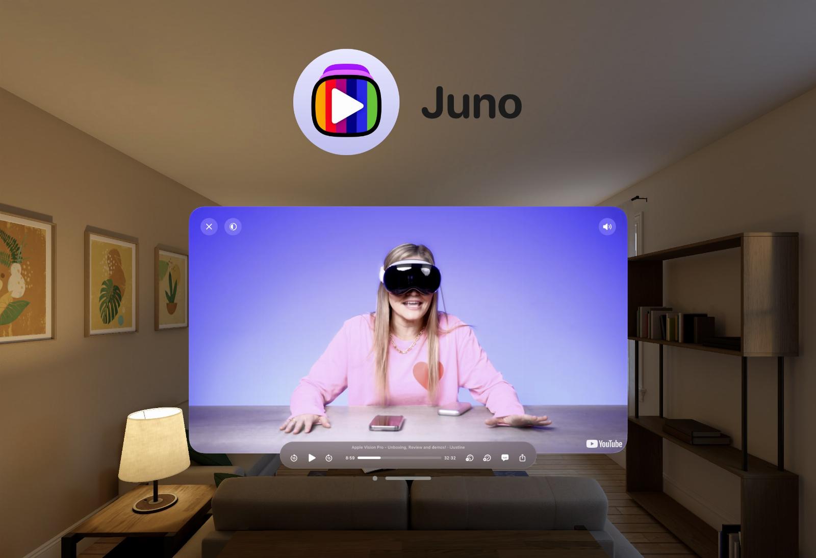 Juno, the YouTube app for Vision Pro, pulled from App Store